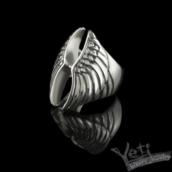 Срібний перстень з орлом "Wings of Freedom"