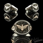 Чоловічий срібний перстень GoldWing