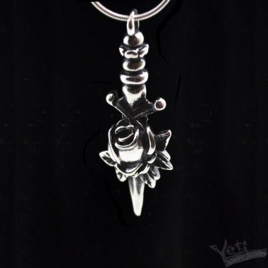 Серебряный женский кулон  "Power given by God"