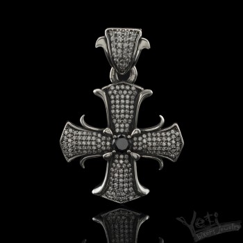 Серебряный подвес с камнями "Queen of the Crusaders" 1121277673