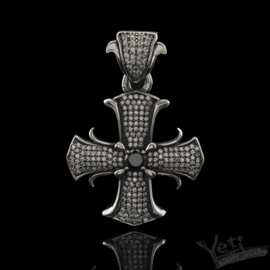 Серебряный подвес с камнями "Queen of the Crusaders" 1121277673