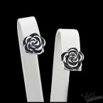 Срібні пусети гвоздики "Rose"
