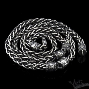 Цепь из серебра железный крест "Maltese cross" 1099123047