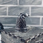 Серебряный подвес колокольчик Remember who you are 1144933096