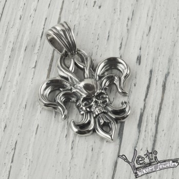 Серебряный мужской подвес "Fleur de Lis" 1121452936