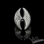 Срібне жіноче кільце Wings