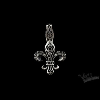 Кулон "Fleur de Lis" из серебра 