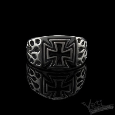 Срібний перстень залізний хрест "Iron Cross" 