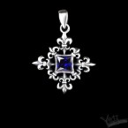 Кулон женский из серебра Fleur