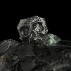 Срібний чоловічий перстень з чорнінням череп "Yeti"