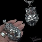 Серебряный кулон  Lion King 1099123022