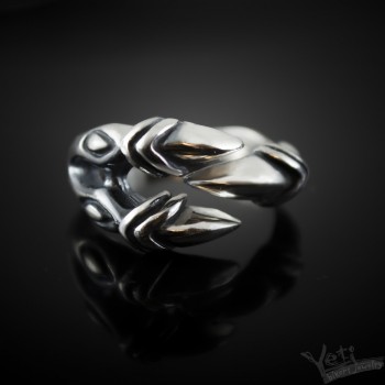 Перстень чоловічий срібний кіготь "Dragon Claw"