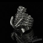 Перстень срібний Owl