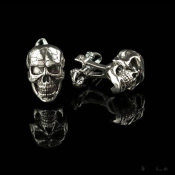 Срібні запонки череп cufflinks "Skulls"