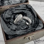 Срібний перстень "Dragon scales" (Унісекс) 