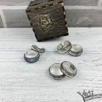 Срібний перстень "Dragon scales" (Унісекс) 
