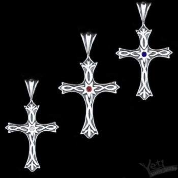 Підвіс-хрест зі срібла "Polaris"
