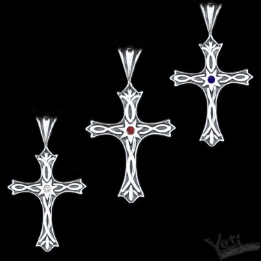 Подвес-крест из серебра "Polaris"