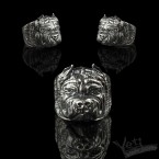 Срібний перстень "Bulldog" 137