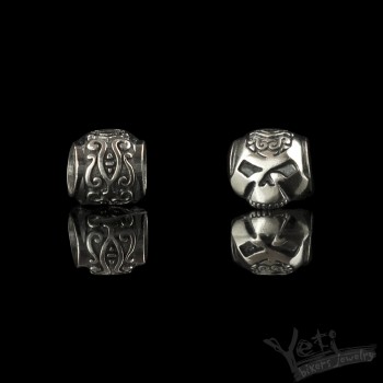 Бусина череп шарм "Silver"