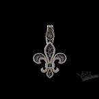 Кулон "Fleur de Lis" из серебра женский 