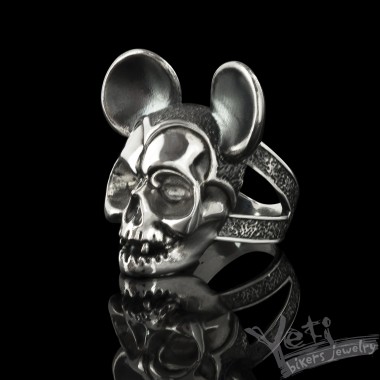 Жіноче срібне кільце"Mickey Mouse" 