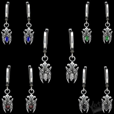 Серебряные серьги "Brigit"