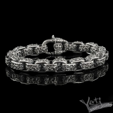 Срібний чоловічий браслет "Royal"