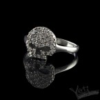 Срібне жіноче кільце Scull Сrystal 1091348347