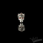 Серебряная бусина череп Santa Muerte  1099609149