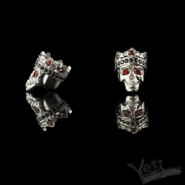 Серебряная бусина с черепом "Santa Muerte" 1099609149