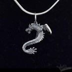 Срібний кулон "Eastern Dragon"