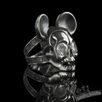 Срібне жіноче кільце Mickey Mouse