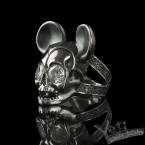 Срібне жіноче кільце Mickey Mouse