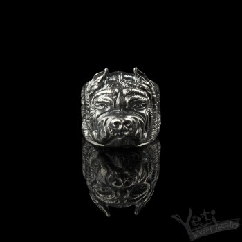 Срібний перстень "Bulldog" 137