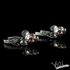 Серебряные серьги "Mickey" 