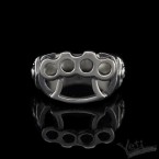 Срібний перстень кастет "Knuckle"