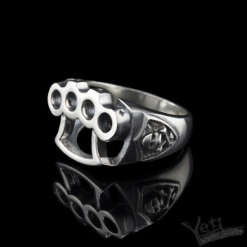 Срібний перстень кастет "Knuckle"