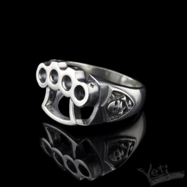 Срібний перстень кастет "Knuckle"