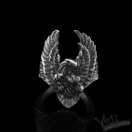 Срібний перстень з орлом "Wings of Freedom"