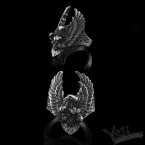 Срібний перстень з орлом "Wings of Freedom"