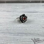 Срібне жіноче кільце  Rose