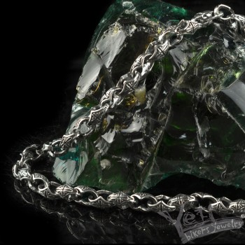 Крупная массивная серебряная цепь "Henry" 