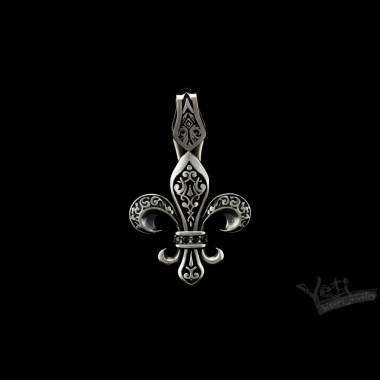 Кулон "Fleur de Lis" из серебра женский
