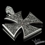 Серебряный кулон Cross Pattee