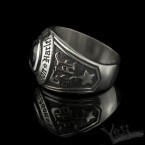 Срібний чоловічий перстень Харлей Девідсон з каменем "Harley-Davidson"
