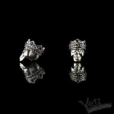 Серебряная бусина с черепом "Santa Muerte" 1099609147