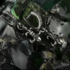 Серебряные серьги флер де лис  Fleur de Lis