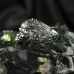 Чоловічий срібний перстень Кінг Конг 