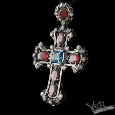 Серебряный женский крест "Jeanne d'Arc" 1121358043